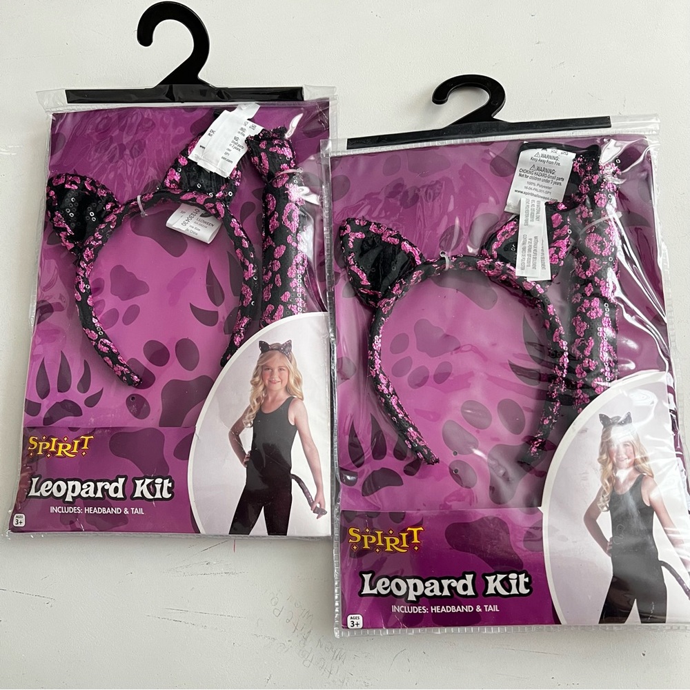 Leopard kit child costumes